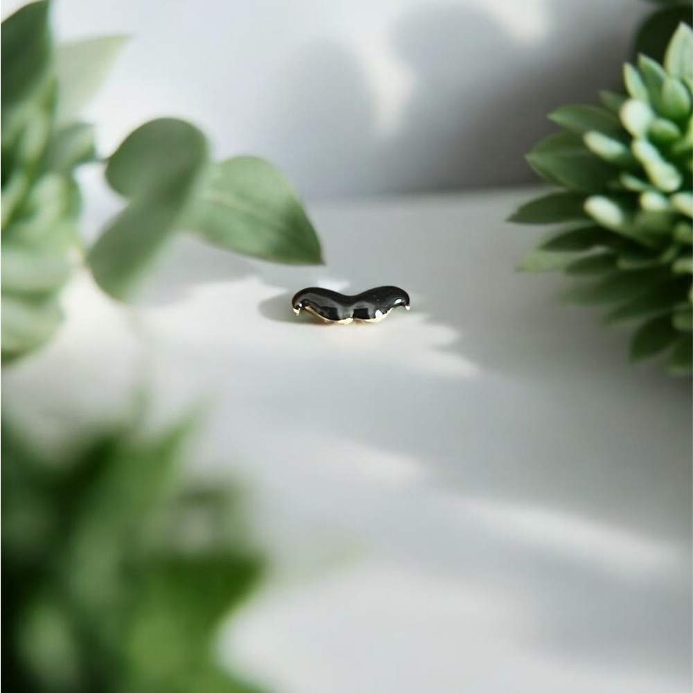 Origami owl mustache charm